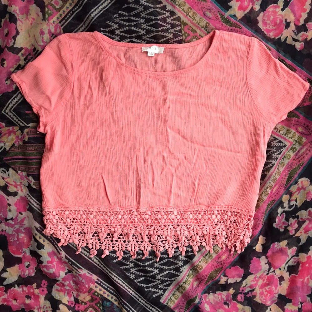 Light Pink Crop Top